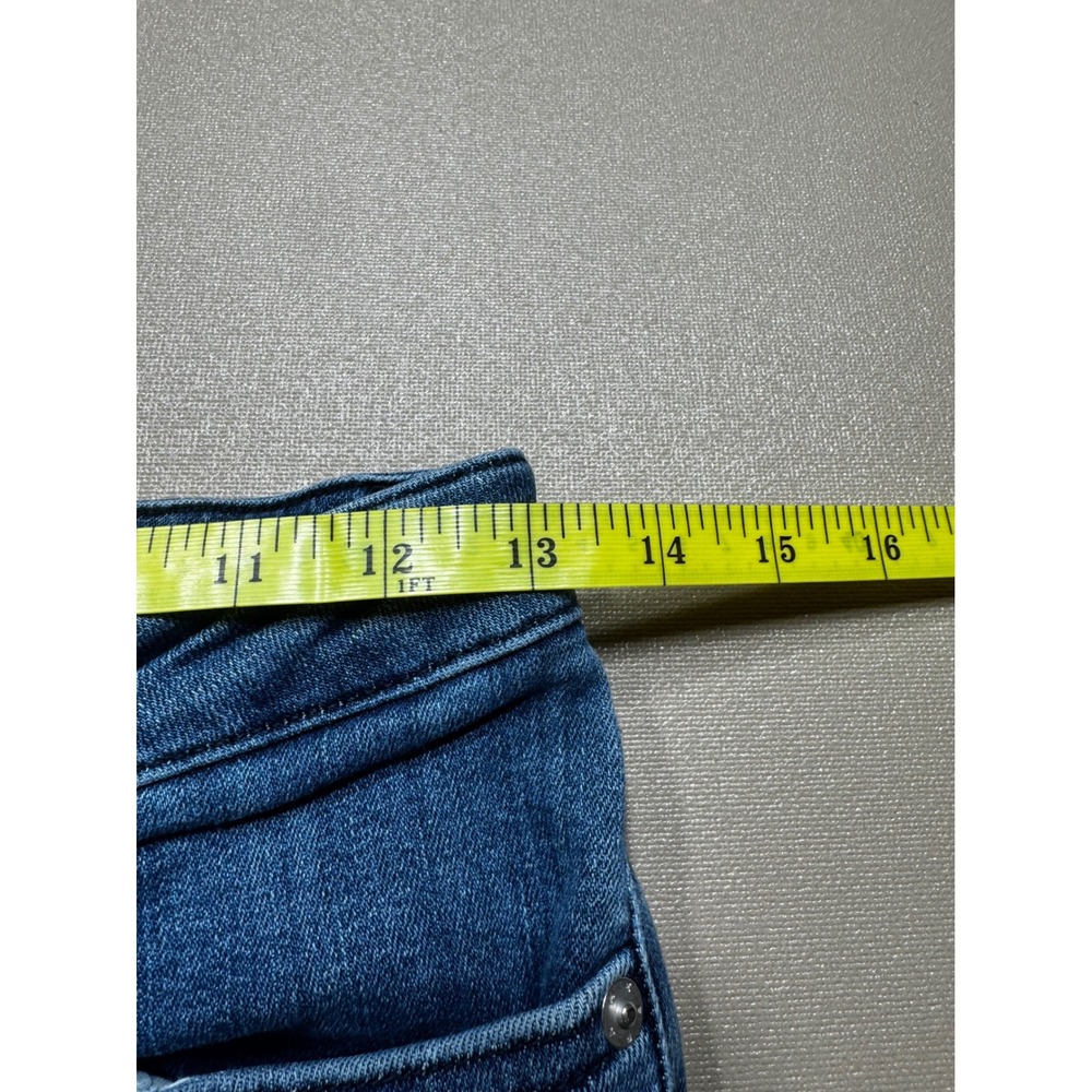 FRAME Le Crop‎ Mini Boot Jeans Medium Wash Blue Denim Women Size 25 - Picture 4 of 8